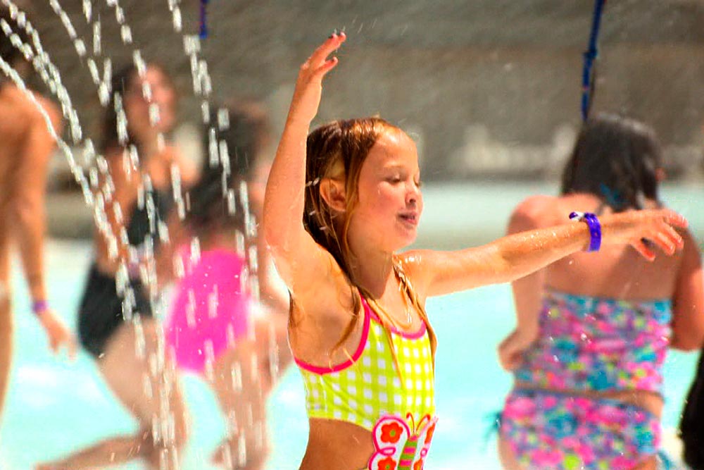 Young Girl at Riptide Cove Wave Pool