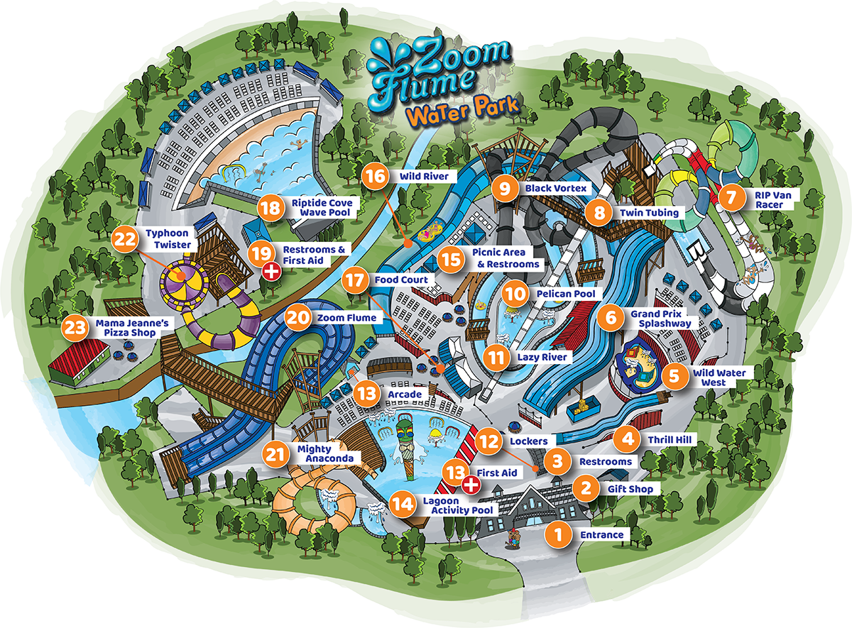Zoom Flume Park Map